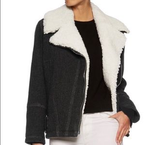 IRO SOIZIT WOOL BIKER COAT